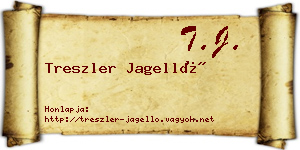Treszler Jagelló névjegykártya